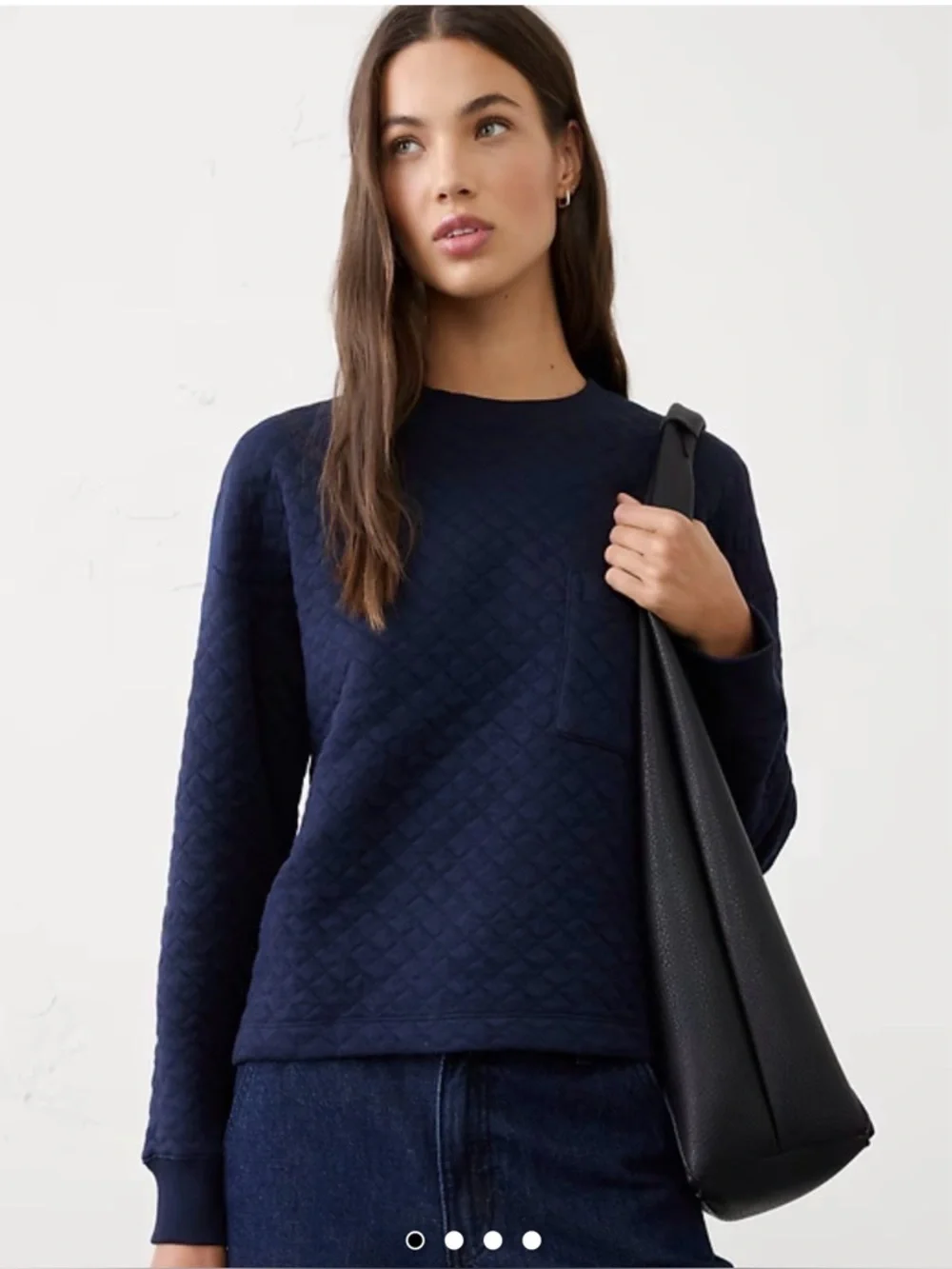 Banana Republic - QUILTED SWEATSHIRT - Small - Picture 2 of 9